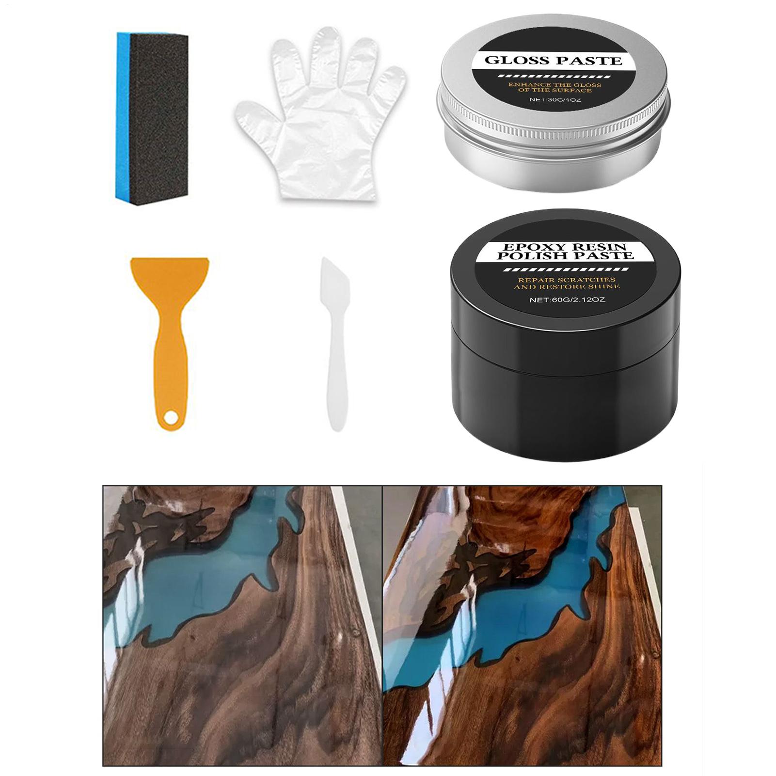 Resin Art Kit For Beginners - Resin Polishing Kit Epoxy Resin Scratching