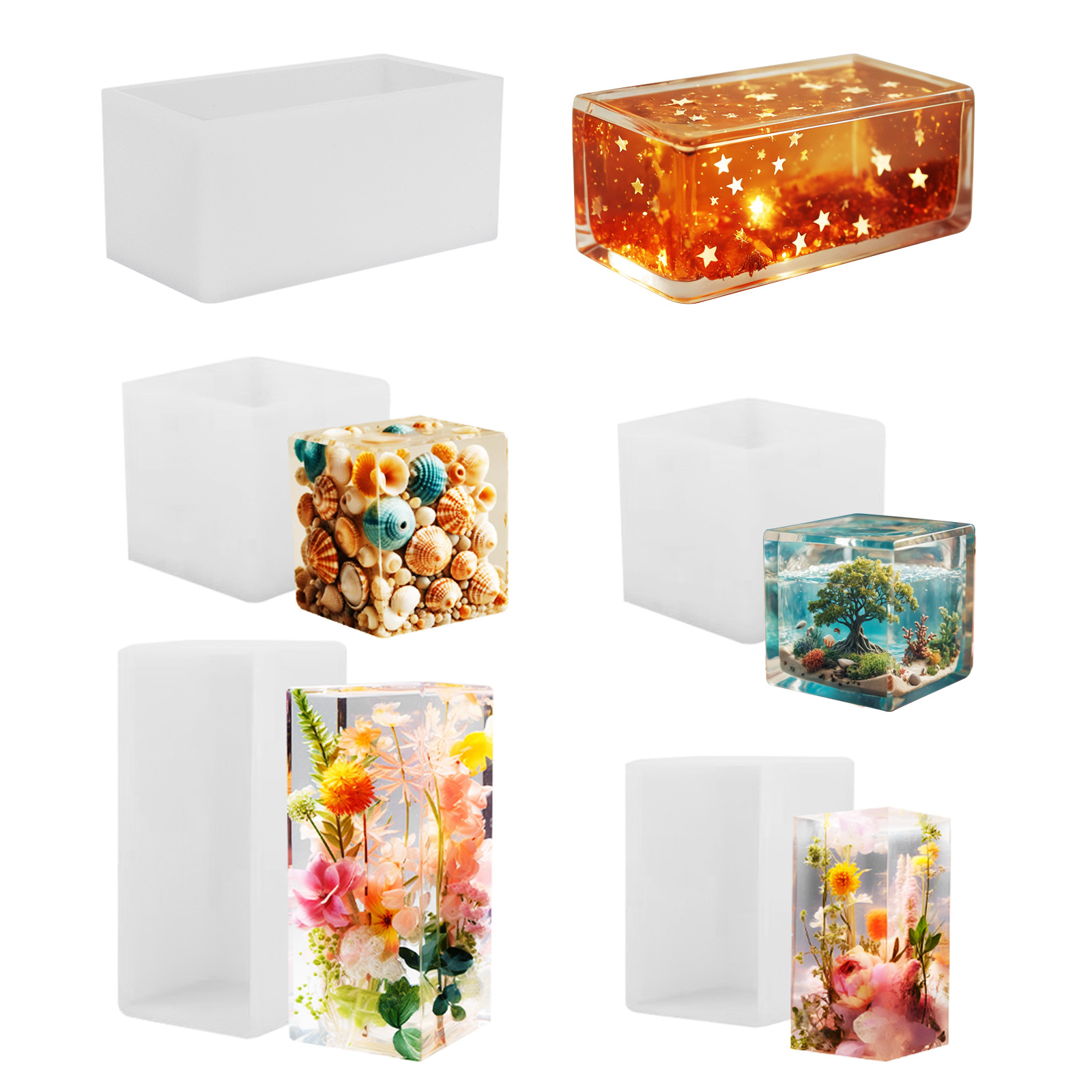 Resin Art Guide - Epoxy Casting Mold Silicone Mold DIY