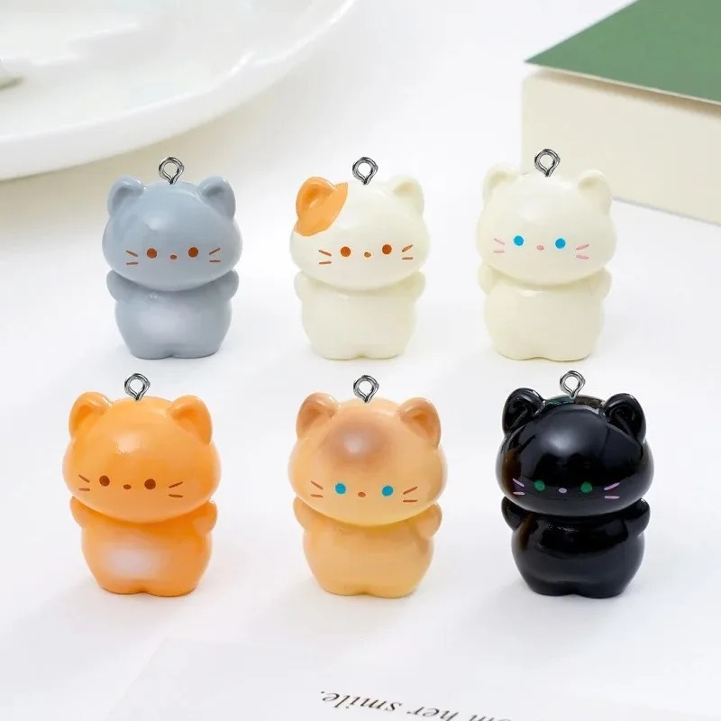 10 Pack Sweet 3D Standing Kitt - Resin Art Handmade recension och pris