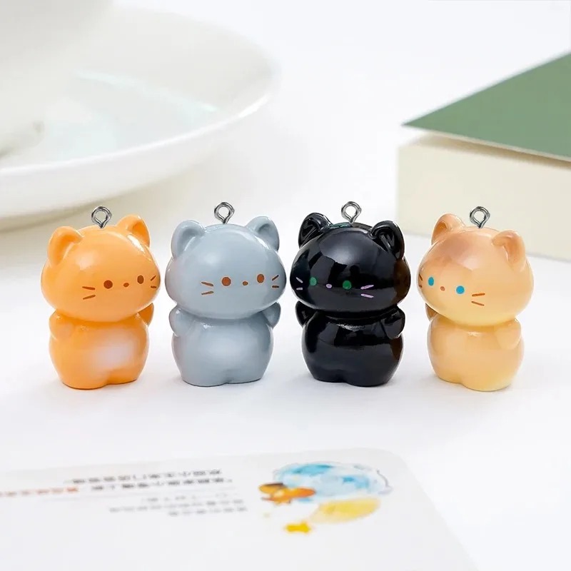 10 Pack Sweet 3D Standing Kitt - Resin Art Handmade recension och pris