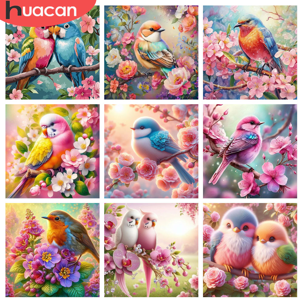 HUACAN Diamond Painting Bird F - Resin Art For Rose recension och pris
