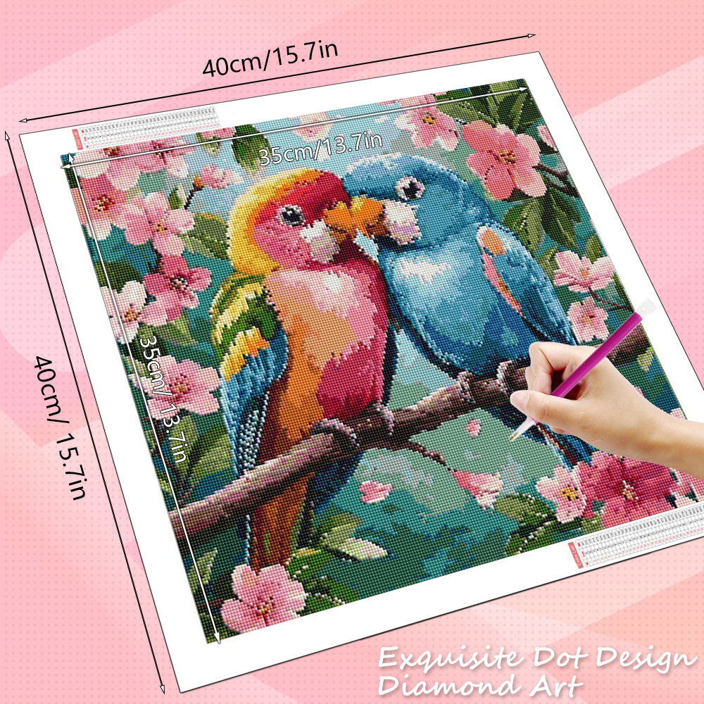HUACAN Diamond Painting Bird F - Resin Art For Rose recension och pris