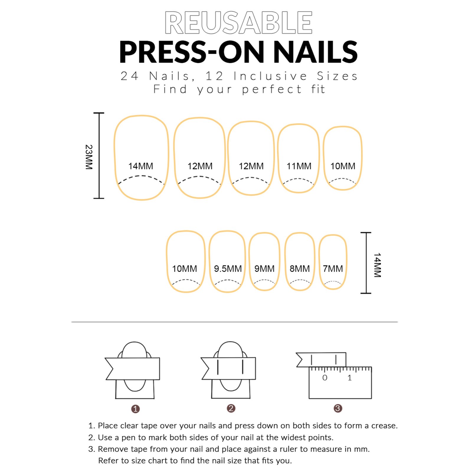 24pcs Press On Nails Resin Mat - Resin Art For Rose recension och pris