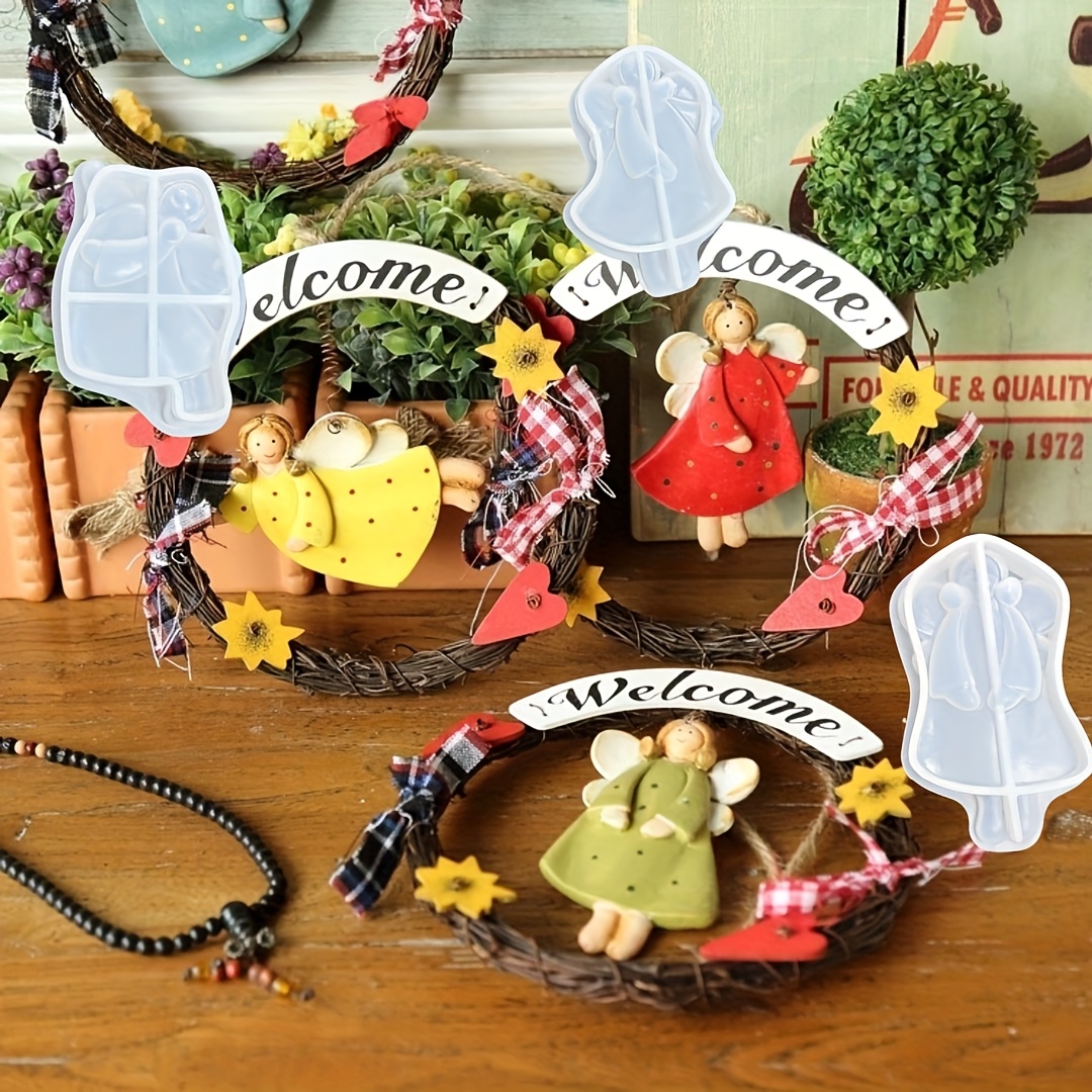 4pcs Angel Pendant Mold, Resin - Resin Art Things recension och pris