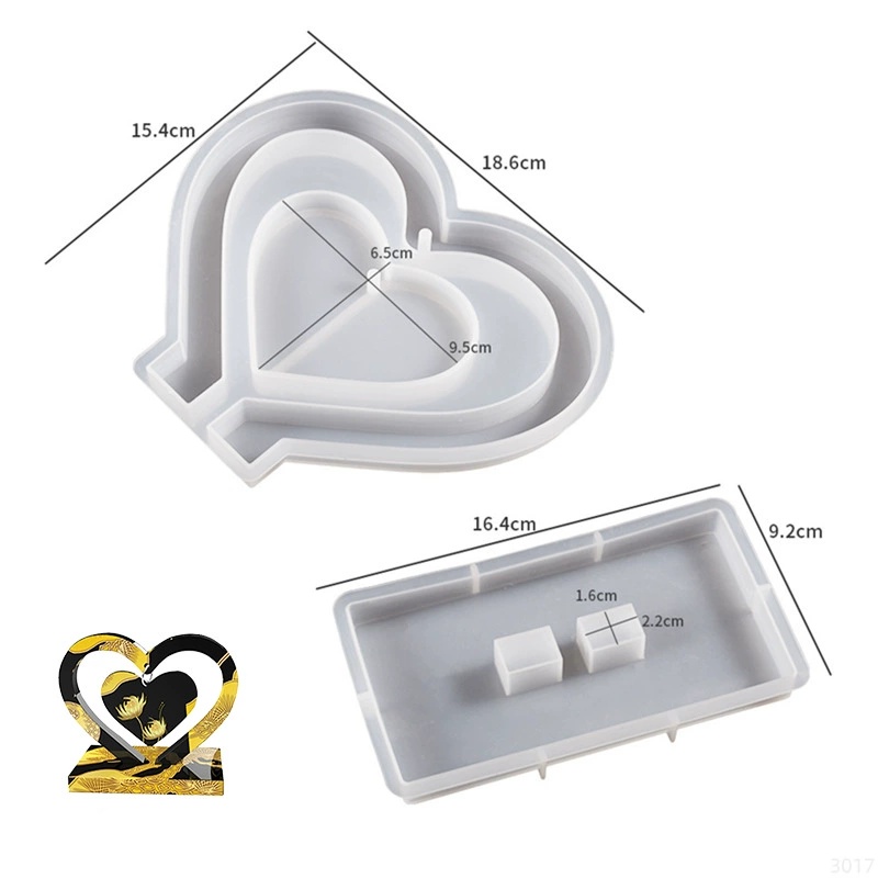 Letter Mm Epoxy Resin Silicone - Resin Art Things recension och pris