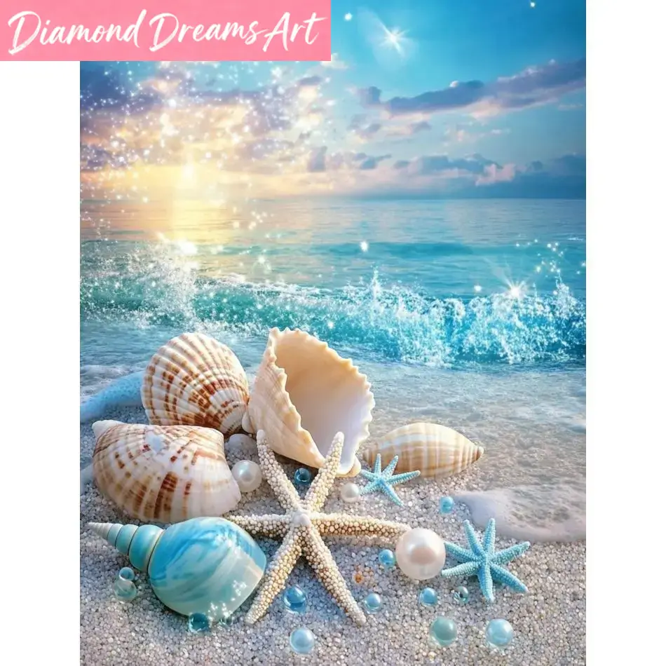 Frameless, Beach Shell Diamond - Resin Art Kit For Beginners recension och pris