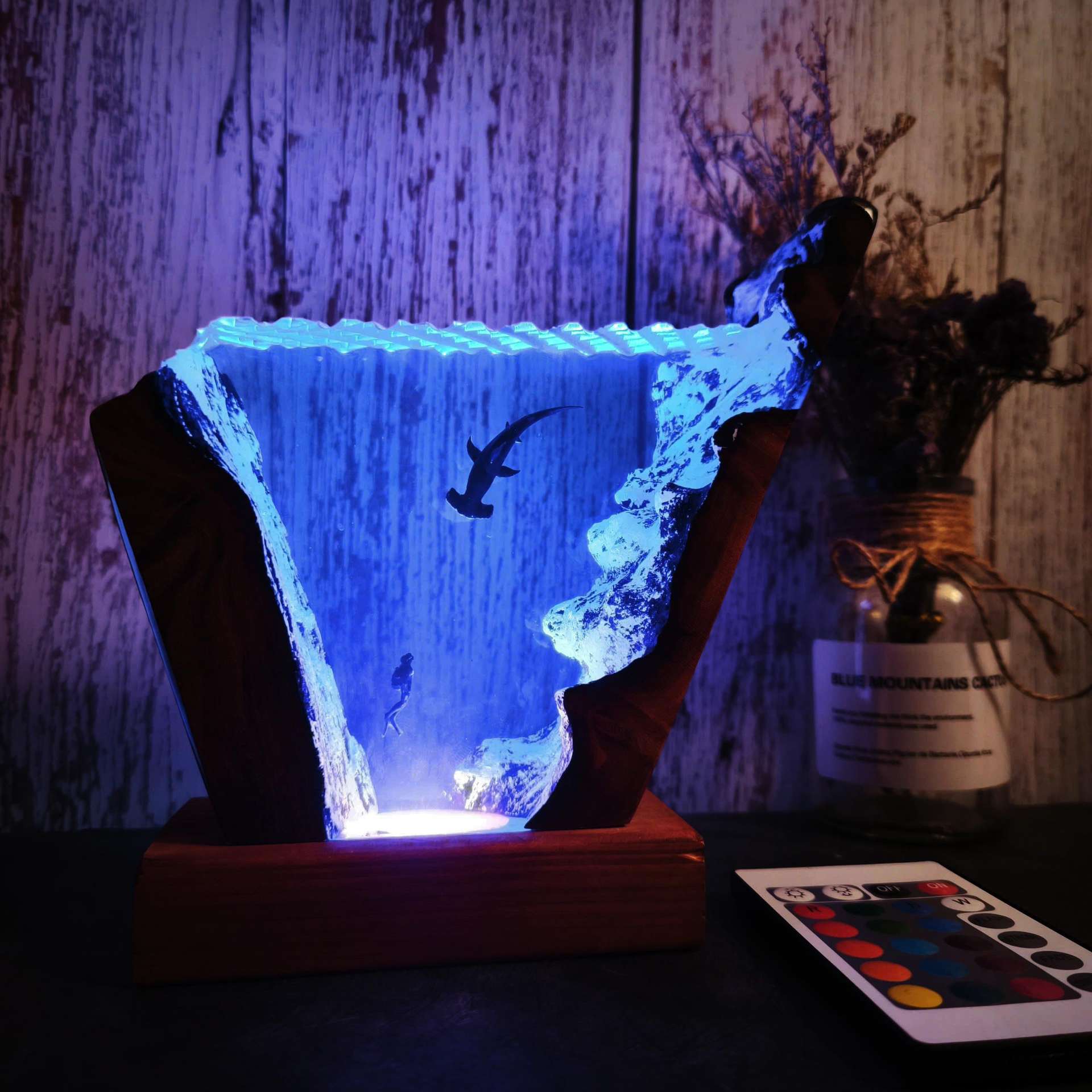 6 * 4-inch Ocean Series Diver  - Resin Art For Wedding Gift recension och pris