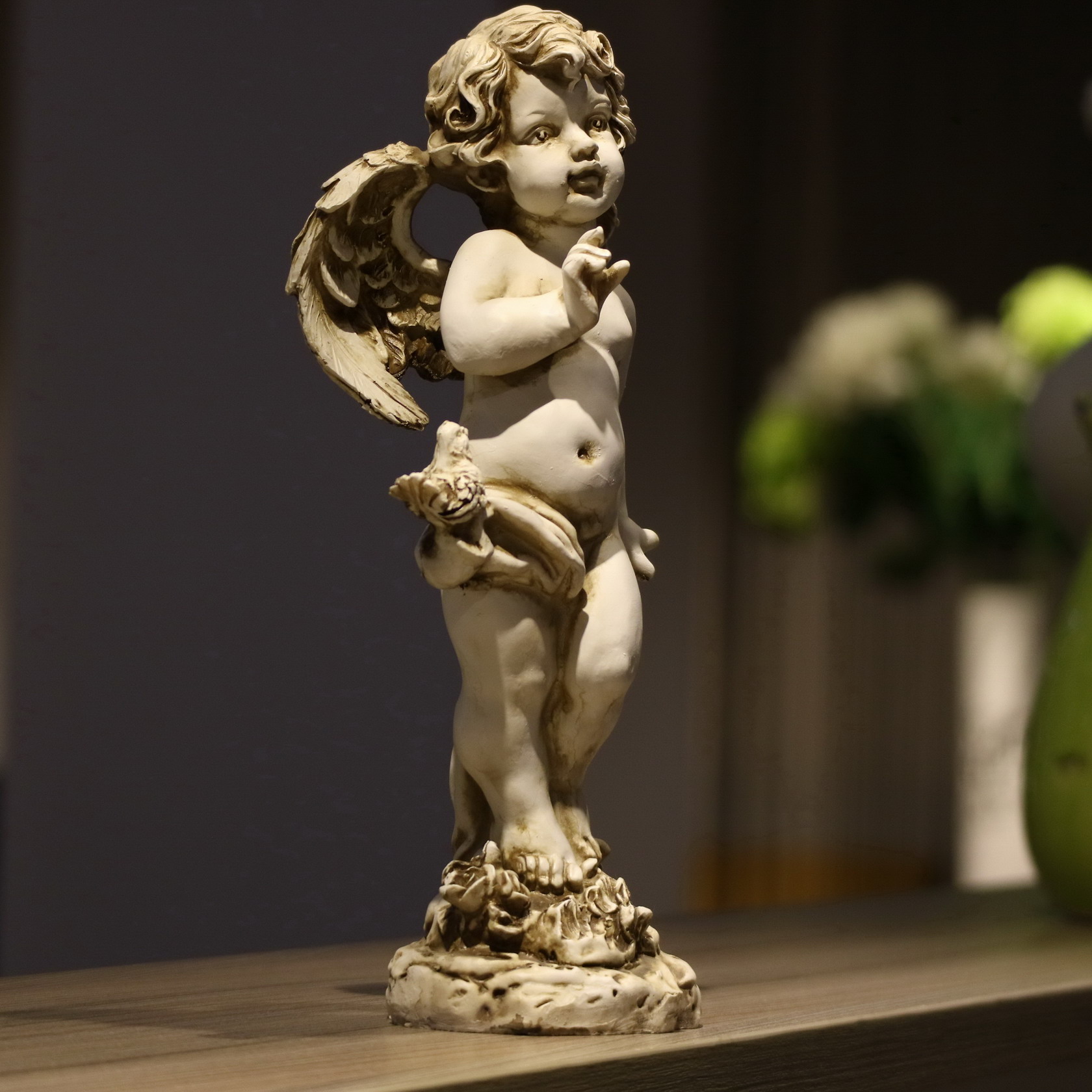 Retro Resin Angel Figurine 29c - Resin Art For Wedding Gift recension och pris