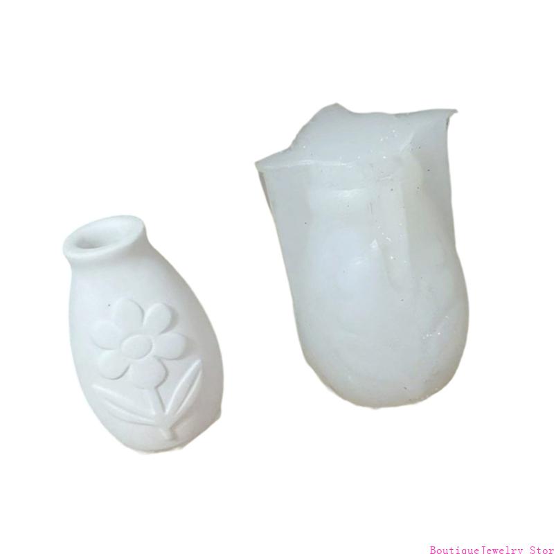 E1PE Silicone Flower Vase Mold - Resin Art Class recension och pris