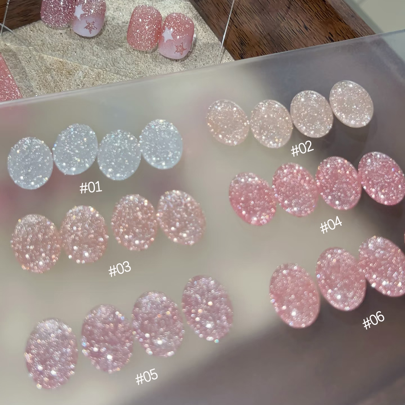 1-6pcs TC 2025 New Pink Naked  - Resin Art For Rose recension och pris