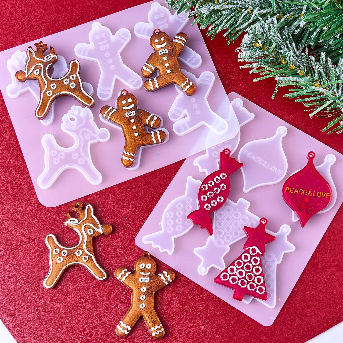 Christmas Series Earrings Pend - Resin Art Guide recension och pris