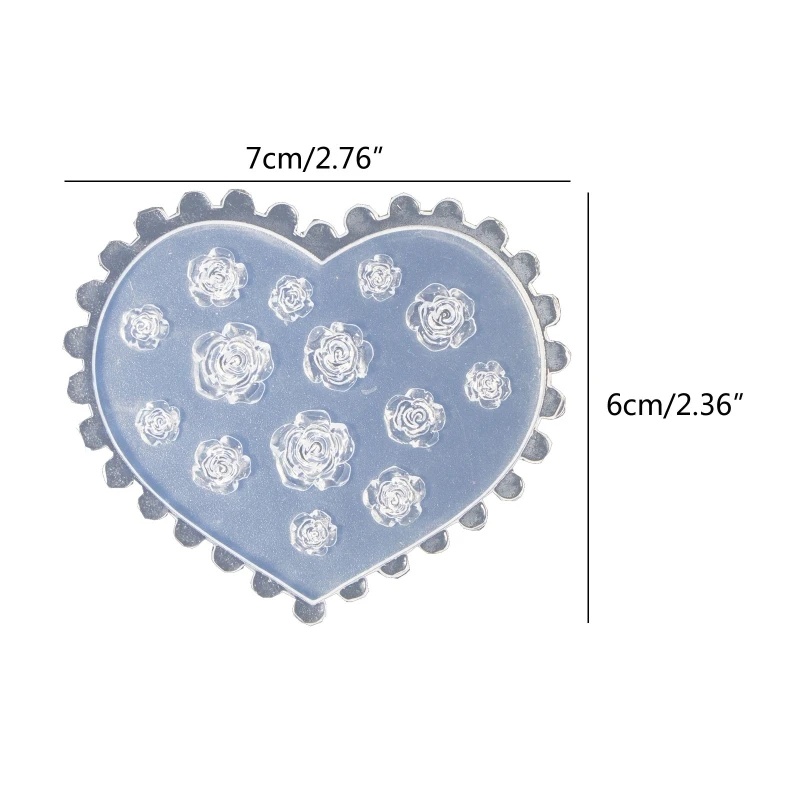 3D Rose Flower Nail Art Decora - Resin Art For Rose recension och pris