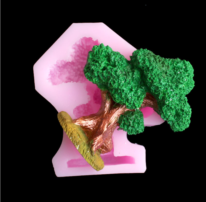 Pine tree silica gel mold DIY  - Resin Art Things recension och pris