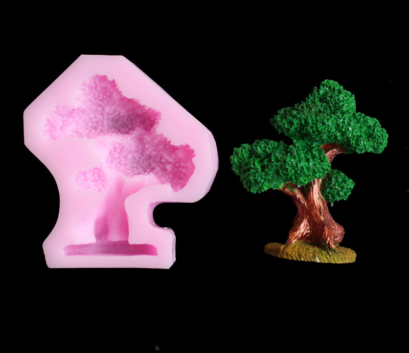 Pine tree silica gel mold DIY  - Resin Art Things recension och pris