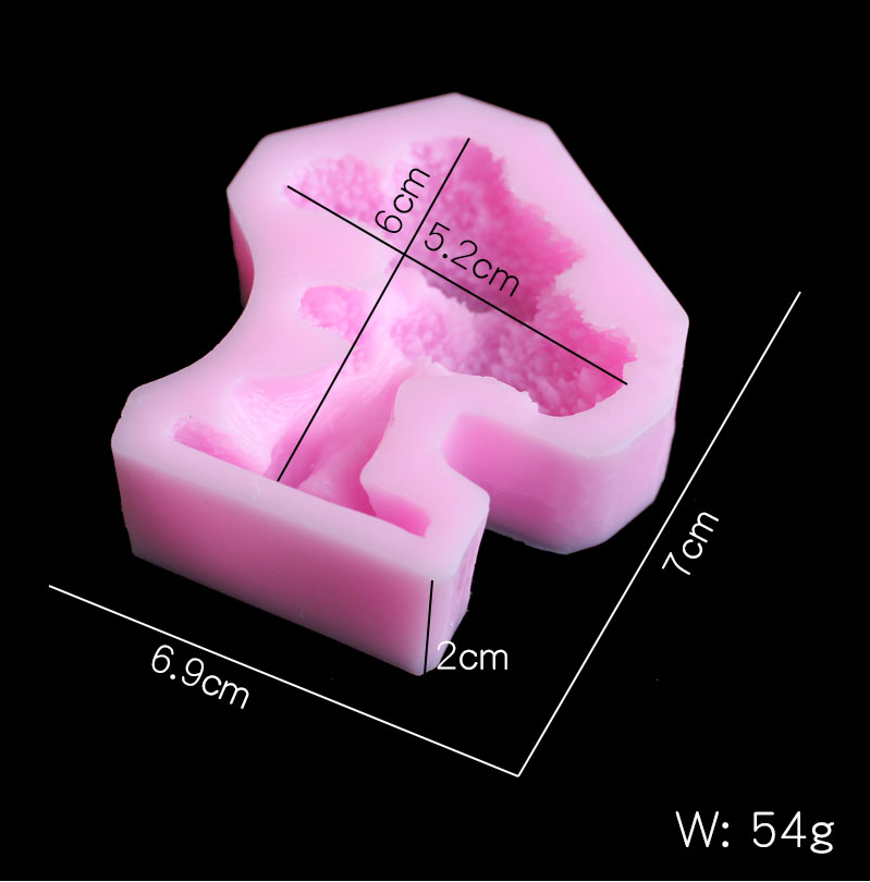 Pine tree silica gel mold DIY  - Resin Art Things recension och pris