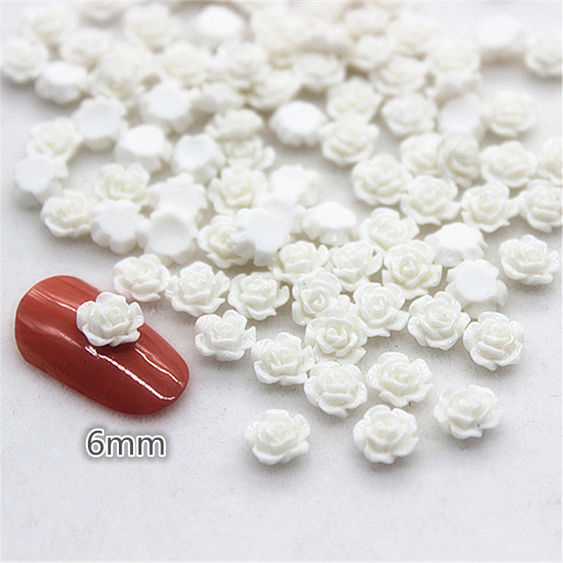 100pcs 6mm Resin Mini Rose Flo - Resin Art For Rose recension och pris