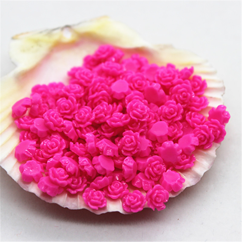 100pcs 6mm Resin Mini Rose Flo - Resin Art For Rose recension och pris