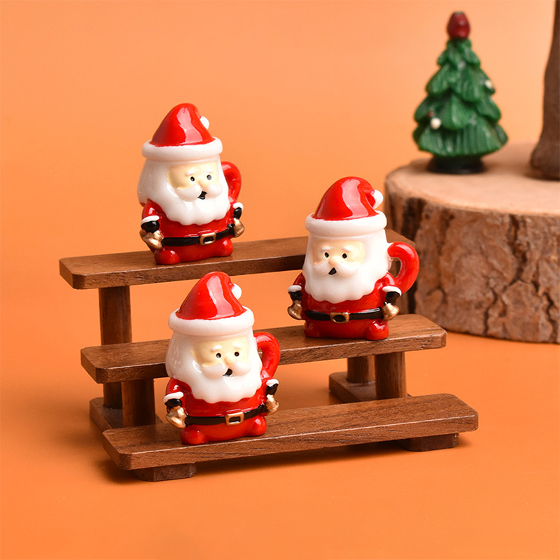 Mini Santa Teacup Ornament - R - Resin Art Handmade recension och pris