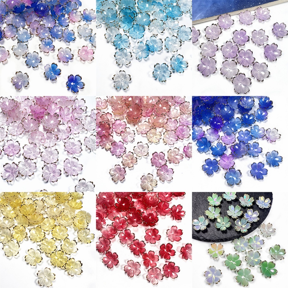 50pcs/lot 19mm Acrylic Cherry  - Resin Art Handmade recension och pris