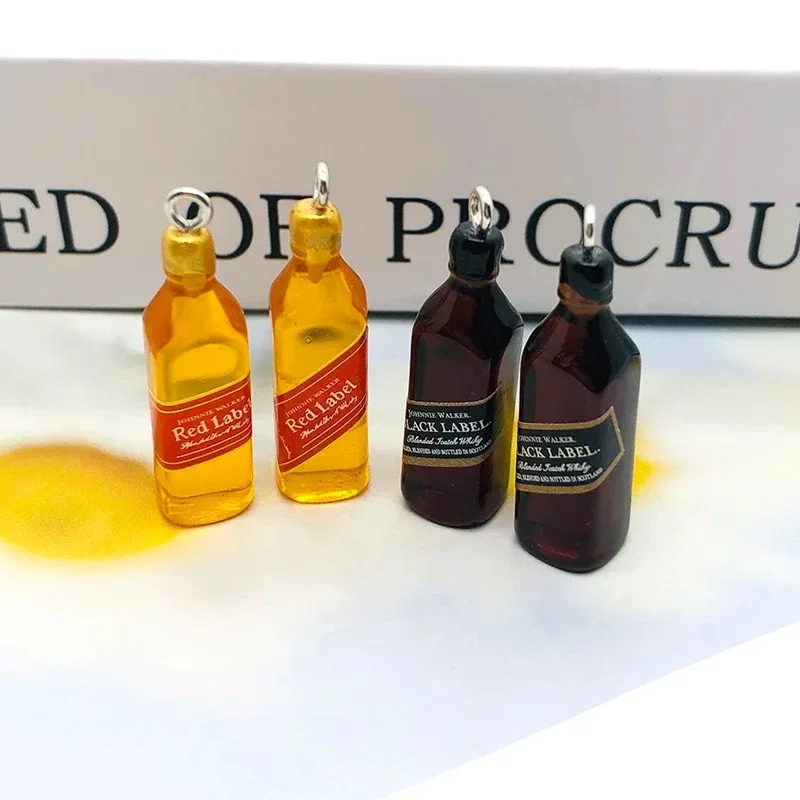 10Pcs Tiny Wine Bar Bottle Res - Resin Art Handmade recension och pris