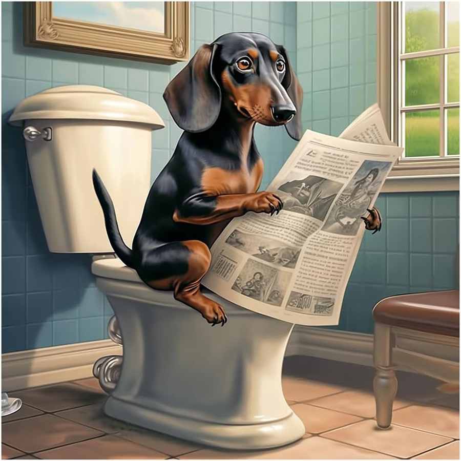 Dachshund Diamond Art Painting - Resin Art Kit For Beginners recension och pris