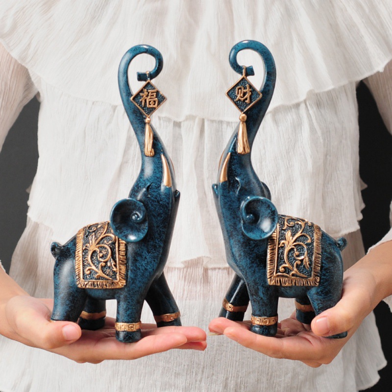 One Pair Chinese Style Lucky W - Resin Art For Wedding Gift recension och pris