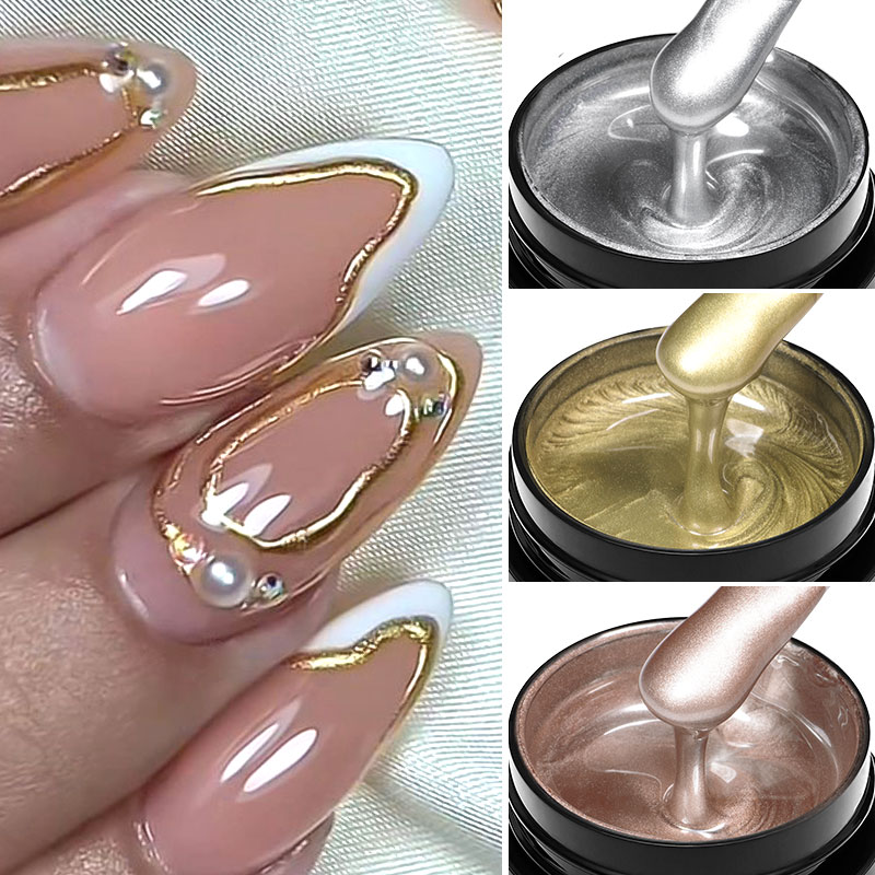 8ml Metal Painting Gel Nail Po - Resin Art For Rose recension och pris