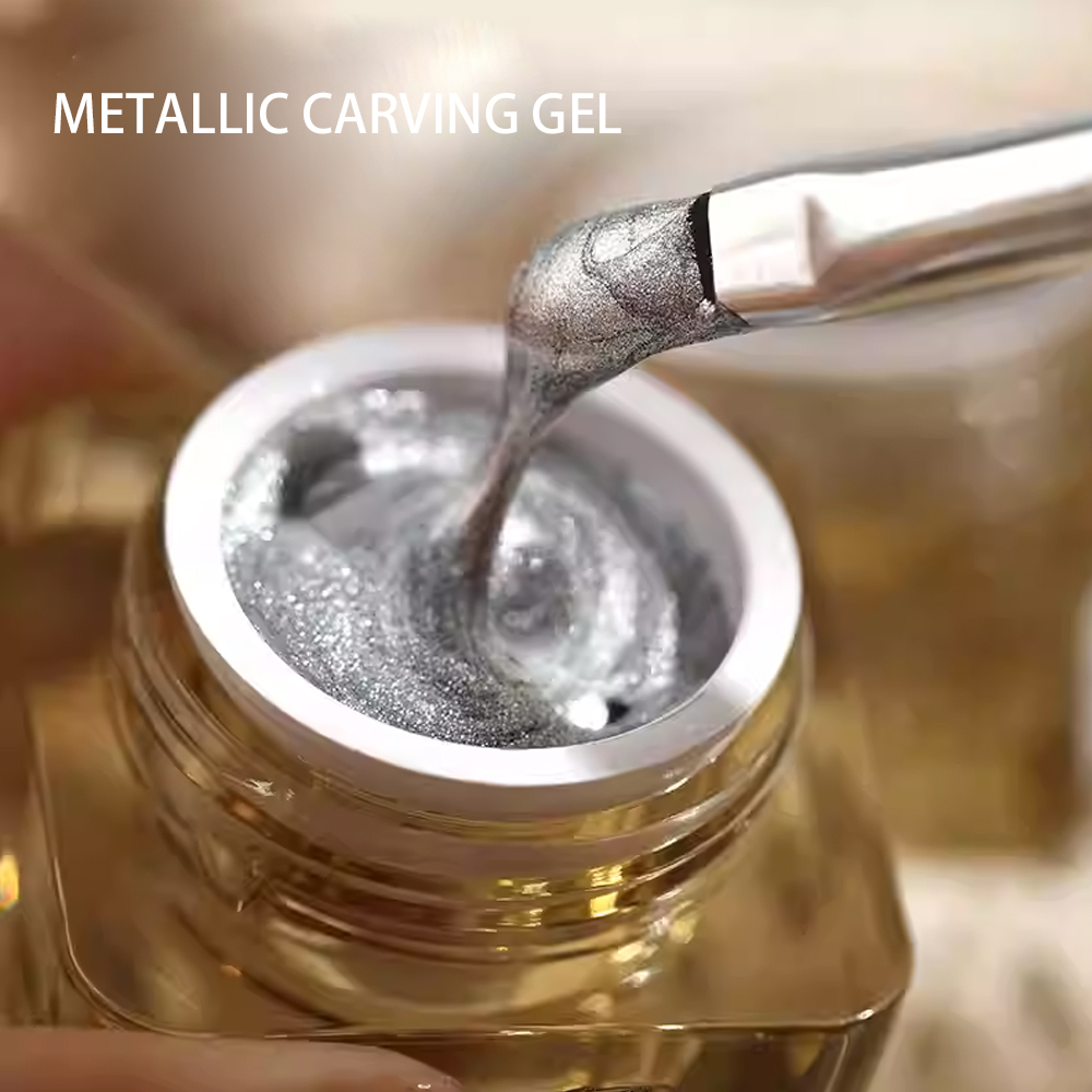 8g Metallic Carving Gel 3D Emb - Resin Art For Rose recension och pris