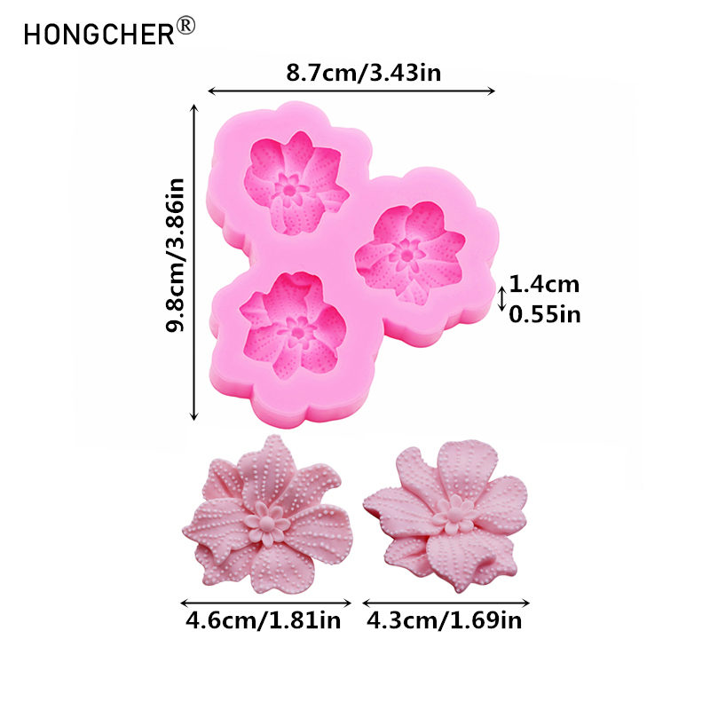 Polka Dot Floral Rose Silicone - Resin Art Guide recension och pris