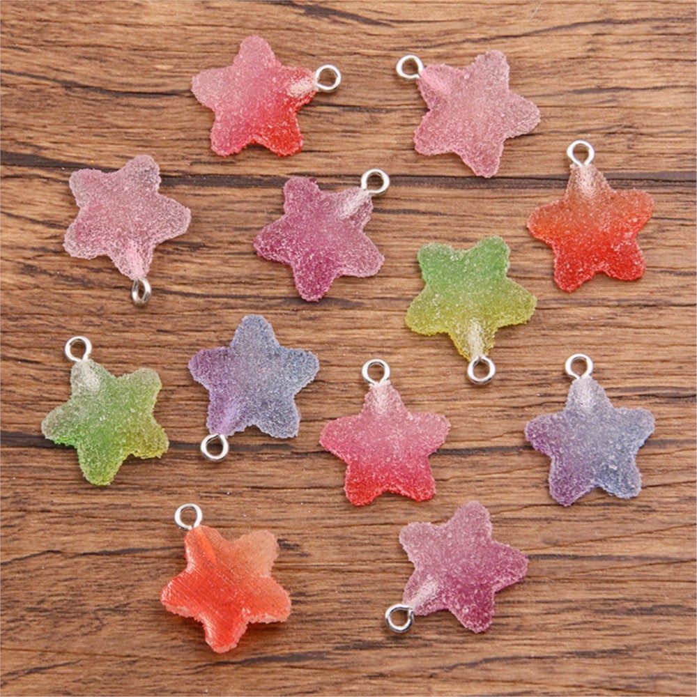 20Pcs Gradient Color Candy Res - Resin Art Handmade recension och pris