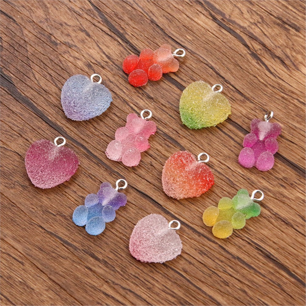 20Pcs Gradient Color Candy Res - Resin Art Handmade recension och pris