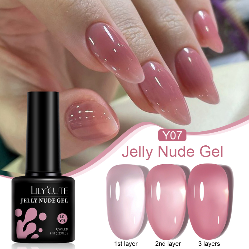 LILYCUTE 7ML Jelly Pink Nude G - Resin Dye Opaque recension och pris
