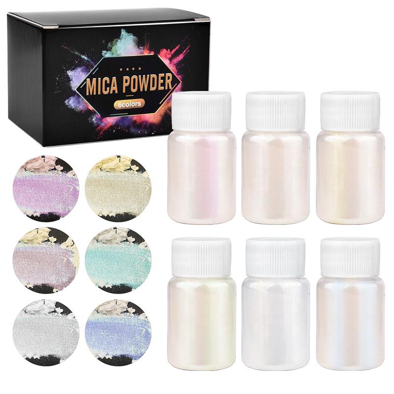 6 Pcs-Set Epoxy Resin Dye Mica - Resin Dye Opaque recension och pris